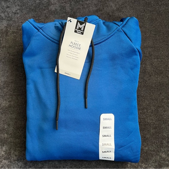 NWT Member's Mark Men's Tech Fleece Hoodie Size Small - Picture 8 of 9